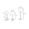 Миниатюра фото настольная лампа 0315010a artemide | 220svet.ru