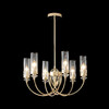 Миниатюра фото потолочная люстра на штанге crystal lux secret sp6 gold | 220svet.ru