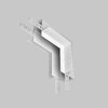 Миниатюра фото соединитель магнитный угловой внутренний для гкл maytoni accessories for tracks exility tra034cl-42w | 220svet.ru