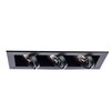 Миниатюра фото встраиваемый светильник arte lamp technika a5930pl-3bk | 220svet.ru