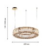 Миниатюра фото подвесная светодиодная люстра favourite templum 4204-6p | 220svet.ru