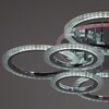 Миниатюра фото потолочная светодиодная люстра reluce 09812-3.3-4+4d cr (rgb) | 220svet.ru