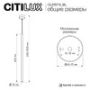 Миниатюра фото подвесной светильник citilux tubu cl51511v_bl | 220svet.ru