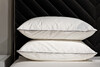 Миниатюра фото комплект наволочек сатин белый  50*70 garda decor 130hb-00210 | 220svet.ru