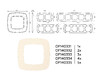 Миниатюра фото рамка 3-постовая ambrella volt omega ecta of140333 | 220svet.ru