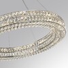 Миниатюра фото подвесная светодиодная люстра odeon light panta 4927/98l хром 98w | 220svet.ru