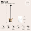 Миниатюра фото подвесная люстра maytoni giro mod095pl-02bs | 220svet.ru