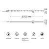 Миниатюра фото лента gauss 8w/m 60led/m 5050smd теплый белый 5m bt024 | 220svet.ru