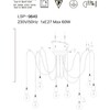 Миниатюра фото подвесная люстра lussole lgo lsp-9840 | 220svet.ru
