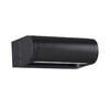 Миниатюра фото уличный настенный светильник odeon light twinset 7117/12wl черный | 220svet.ru