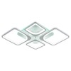 Миниатюра фото потолочная светодиодная люстра profit light 8057/2+2 wht | 220svet.ru