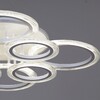 Миниатюра фото потолочная светодиодная люстра reluce 09812-3.3-4+4a wh (rgb) | 220svet.ru