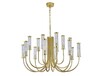 Миниатюра фото подвесная люстра newport 4558+4+4/c mat.gold м0071545 | 220svet.ru