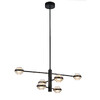 Миниатюра фото люстра mx22030002-6a black/clear delight collection | 220svet.ru