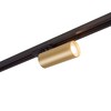 Миниатюра фото трековый светильник denkirs tube dk6202-bg | 220svet.ru
