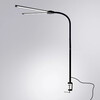 Миниатюра фото офисная настольная лампа на струбцине arte lamp tilt a5127lt-1bk | 220svet.ru