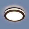 Миниатюра фото встраиваемый светодиодный светильник elektrostandard dskr80 5w 4200k черный 4690389068423 | 220svet.ru