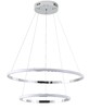 Миниатюра фото подвесная светодиодная люстра zortes ringolight zrs.33322.63c | 220svet.ru