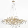 Миниатюра фото подвесная люстра loft it bijout 10067/1250 gd | 220svet.ru