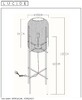 Миниатюра фото торшер lucide mesh 45785/01/02 | 220svet.ru