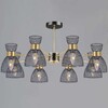 Миниатюра фото люстра reluce 39760-0.3-08 cop+bk | 220svet.ru