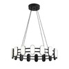 Миниатюра фото подвесная люстра светодиодная lumion ovela 8342/35l черный | 220svet.ru
