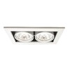 Миниатюра фото встраиваемый светильник arte lamp technika a5930pl-2wh | 220svet.ru