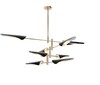 Миниатюра фото люстра на штанге inodesign beam black 54.428 | 220svet.ru