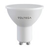 Миниатюра фото лампа светодиодная диммируемая voltega vg gu10 5,5w 3000-6500k матовая 2426 | 220svet.ru