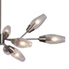 Миниатюра фото потолочная люстра escada desire 10165/12pl nickel | 220svet.ru
