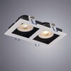 Миниатюра фото встраиваемый светодиодный светильник arte lamp grado a2910pl-2wh | 220svet.ru