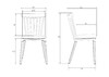 Миниатюра фото набор 3 шт стул обеденный dobrin theo lmzl-pp687-n3_lb-tr_gr-04-13364 | 220svet.ru