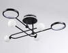 Миниатюра фото потолочная люстра с пультом ду ambrella light comfort fl66232 | 220svet.ru