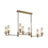 Миниатюра фото потолочная люстра на штанге lumion madonna 6554/8c бронза | 220svet.ru