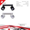 Миниатюра фото точечный светильник reluce technical 53019-9.5-002il spot light gx53 wt | 220svet.ru