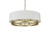 Миниатюра фото подвесная люстра newport 3558/с brass м0070725 | 220svet.ru