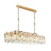 Миниатюра фото подвесная люстра odeon light bullon 5069/12 золотая | 220svet.ru