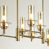 Миниатюра фото потолочная люстра на штанге lumion madonna 6554/8c бронза | 220svet.ru