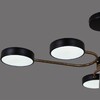 Миниатюра фото светильник потолочный reluce 03325-0.3-06 bk+copper | 220svet.ru