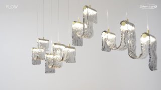 Миниатюра фото подвесная светодиодная люстра odeon light flow 5105/52l античная бронза | 220svet.ru