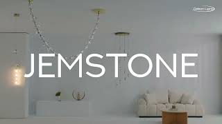 Миниатюра фото подвесной светодиодный светильник odeon light jemstone 5085/5l золотой | 220svet.ru